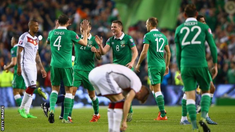 Ireland pull off stunning victory against Germany in European soccer