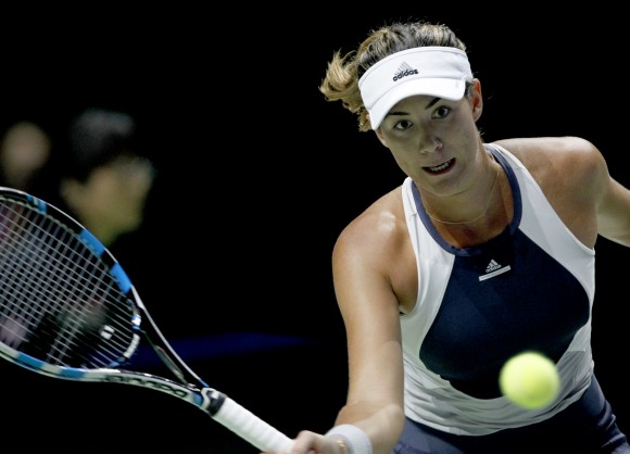 Spain's rising star Muguruza steps up her game