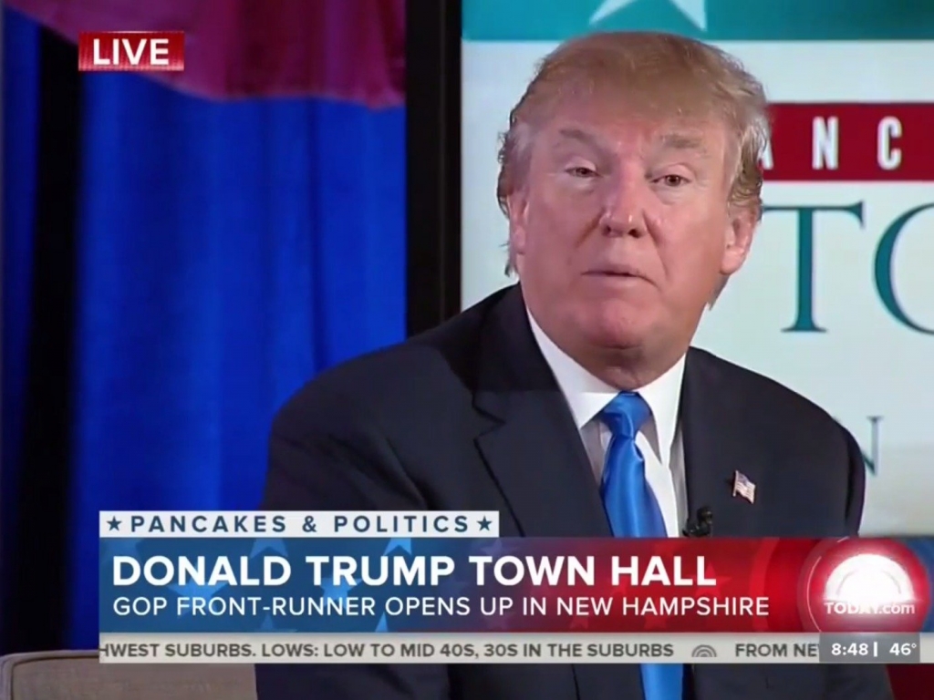 NBC  screengrabDonald Trump