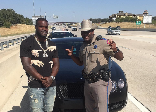 Dallas cop pulls Christine Michael over to take