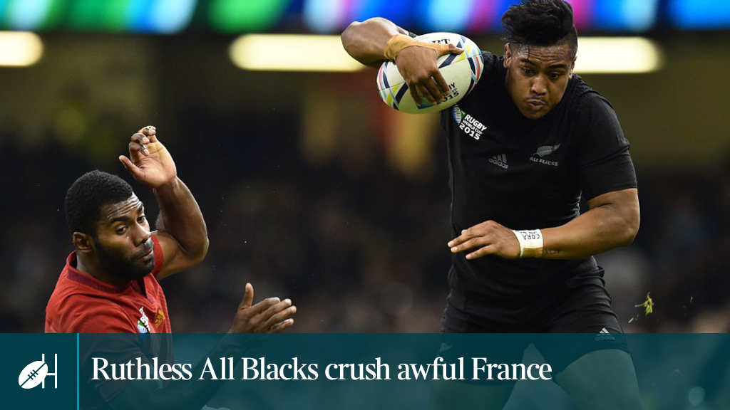 New Zealand v France- Match Highlights and Tries- RWC 2015