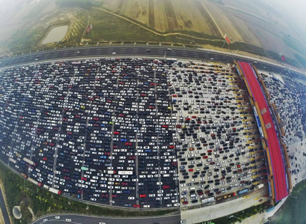 Travel hell for Chinese motorists stuck in 50 lane traffic jam