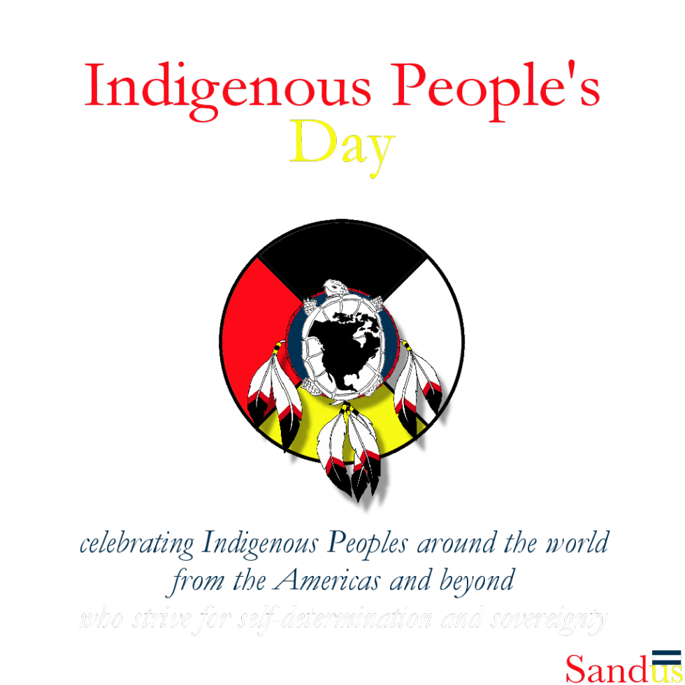 One of the many logos used for Indigenous Peoples&#039 Day