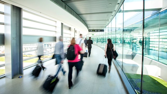 Passenger numbers to and from continental Europe increased by 14% with just over 1.2m passengers travelling to European destinations during the month