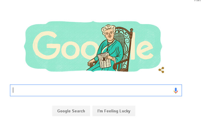 Annie Besant's Google Doodle