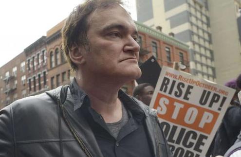 Tarantino joins activists to protest police brutality in NY