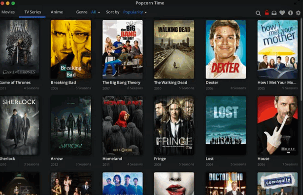 Popcorn Time for the web removed, then brought back instantly