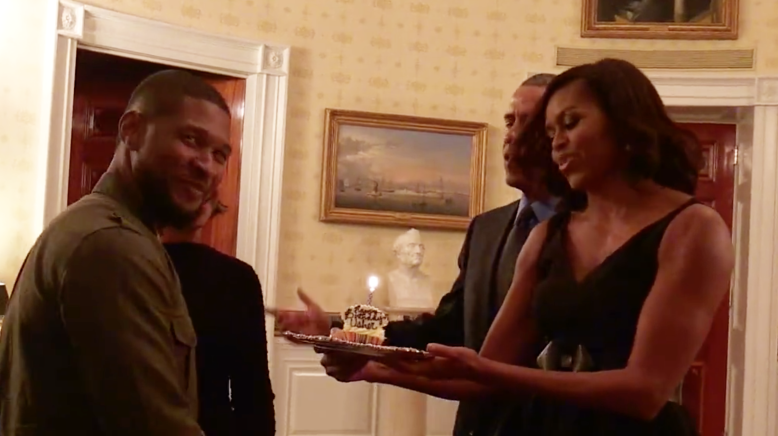 WATCH President Obama sings 'Happy Birthday&#039 to Usher