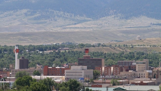 Casper Wyoming skyline