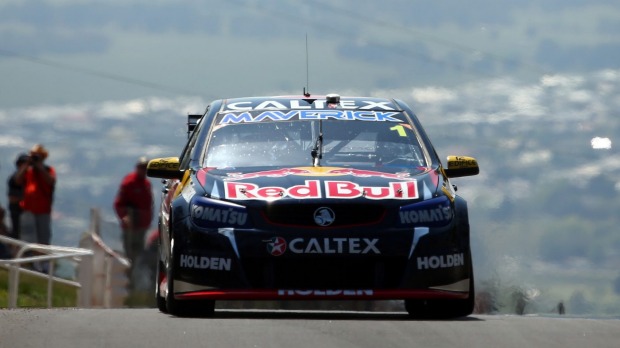 Jamie Whincup's lap time was more than half a second faster than Fabian Coulthard's practice effort on Thursday