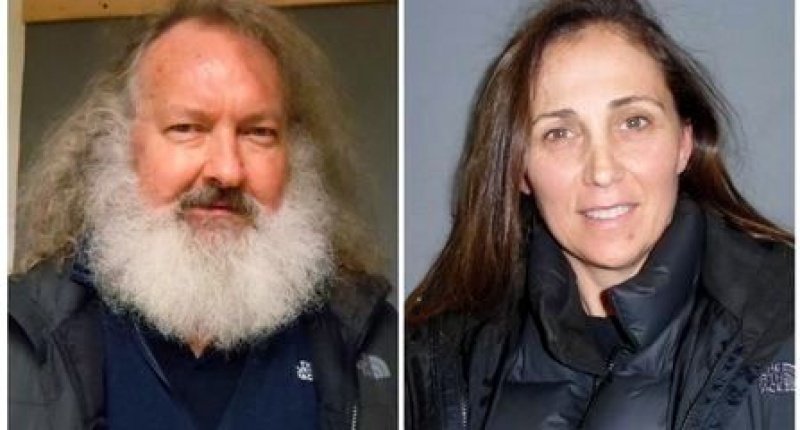 Randy Quaid and his wife Evi after being arrested at the U.S. Border crossing from Canada at Highgate Port Of Entry Vermont