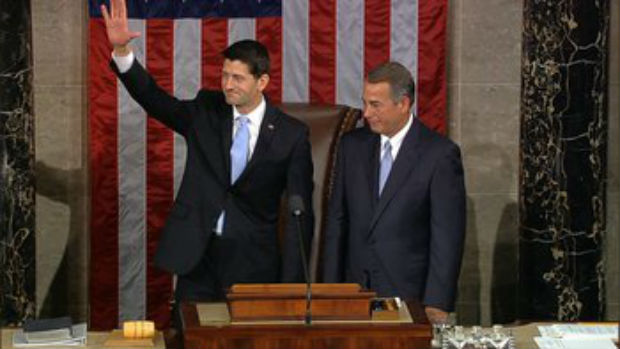 Republican Rep. Paul Ryan elected House speaker