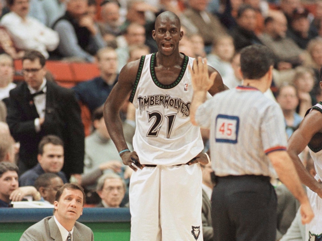 Flip Saunders Kevin Garnett