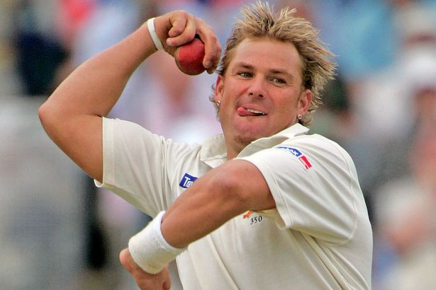 Australia's Shane Warne bowls