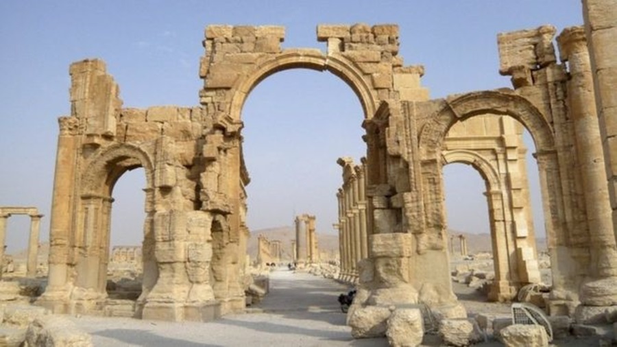 ReutersThe Arch of Triumph in Palmyra Syria was built by the Romans in the second Century AD
