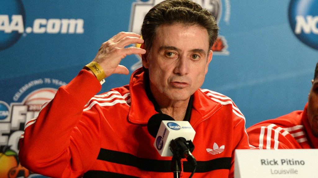 Louisville has announced that coach Rick Pitino will skip next week