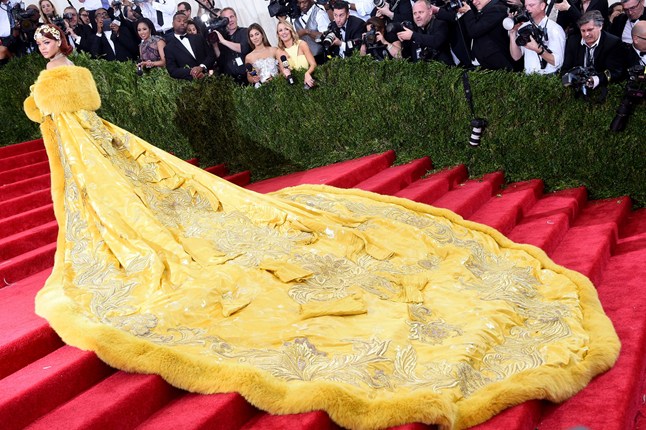 Rihanna at the 2015 Met Ball