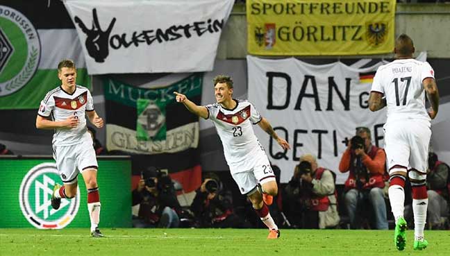 Football: Germany, Poland head to Euro 2016, play-offs for Ireland