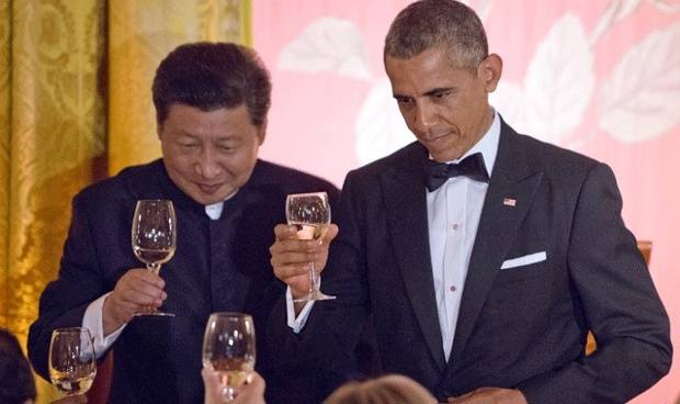 Chinese president feted at state dinner in Washington Friday Sept. 25 2015