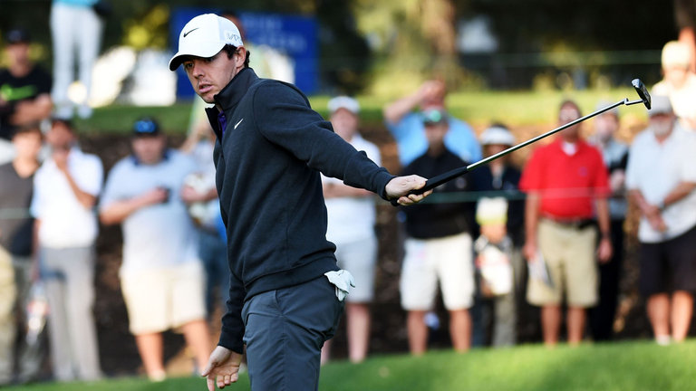 Rory Mc Ilroy opened with a four-under 68 in California