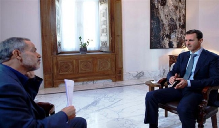 President Assad says Iran-Russia-Syria-Iraq coalition must prevail
