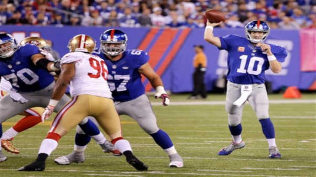 Eli Manning's TD pass with 0:21 left lifts Giants past 49ers