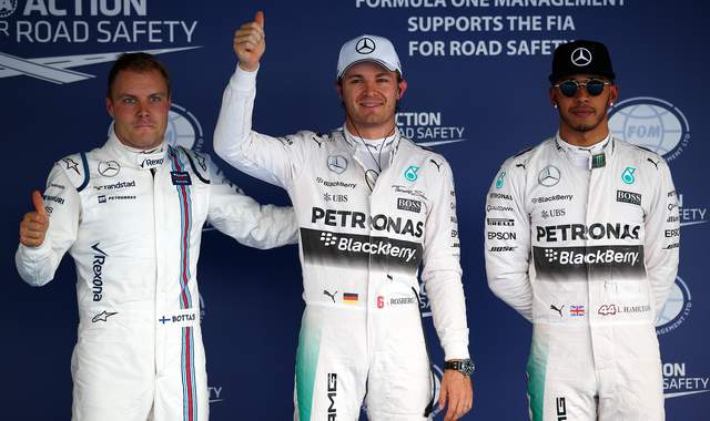 Rosberg Beats Hamilton To Russian GP Pole