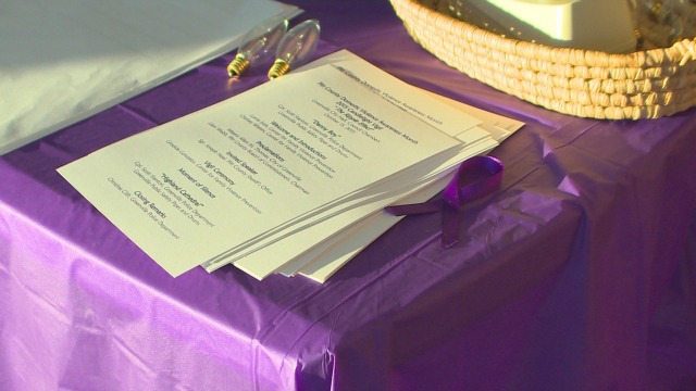 The vigil at Greenville City Hall honored the nearly 40 lives lost to domestic violence in Pitt County since 2000