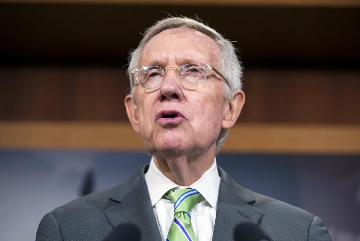 Sen. Harry Reid said Democrats will push a new gun control proposal Thursday in the Senate.                    Reuters