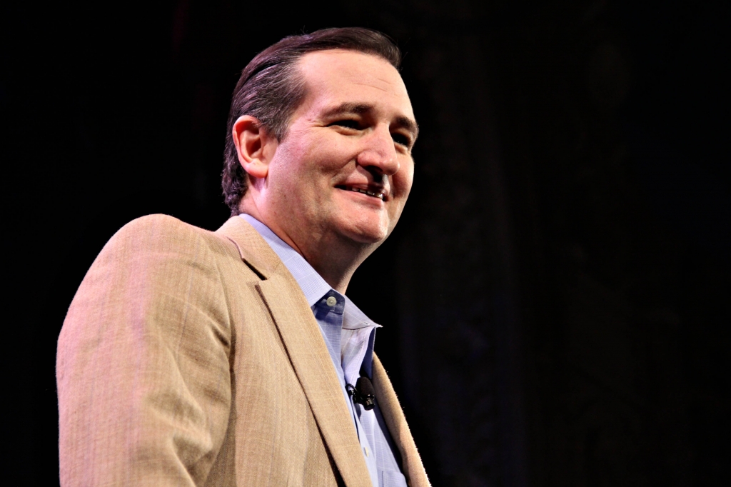 Sen. Ted Cruz opened his speech commemorating Winston Churchill