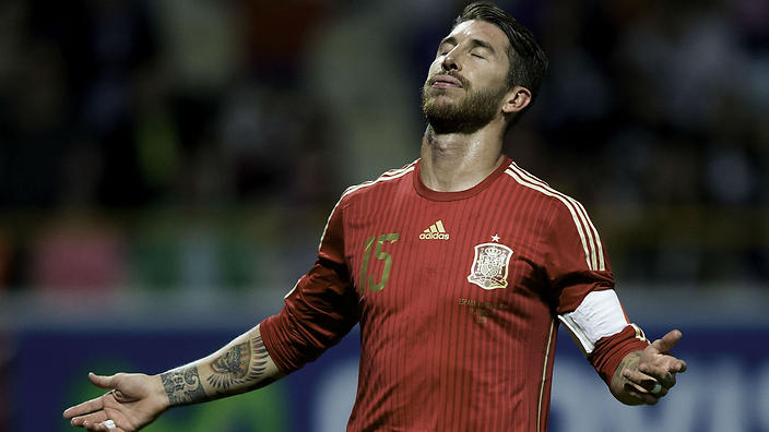 Sergio Ramos is out of Spain's squad 
    
    
                
          
          Show Grid