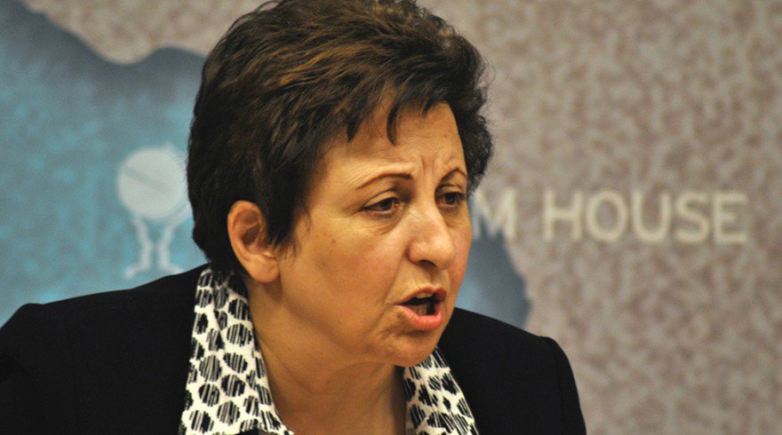 Shirin Ebadi from Iran won the Nobel Peace Prize in 2003. Image source WikiMedia