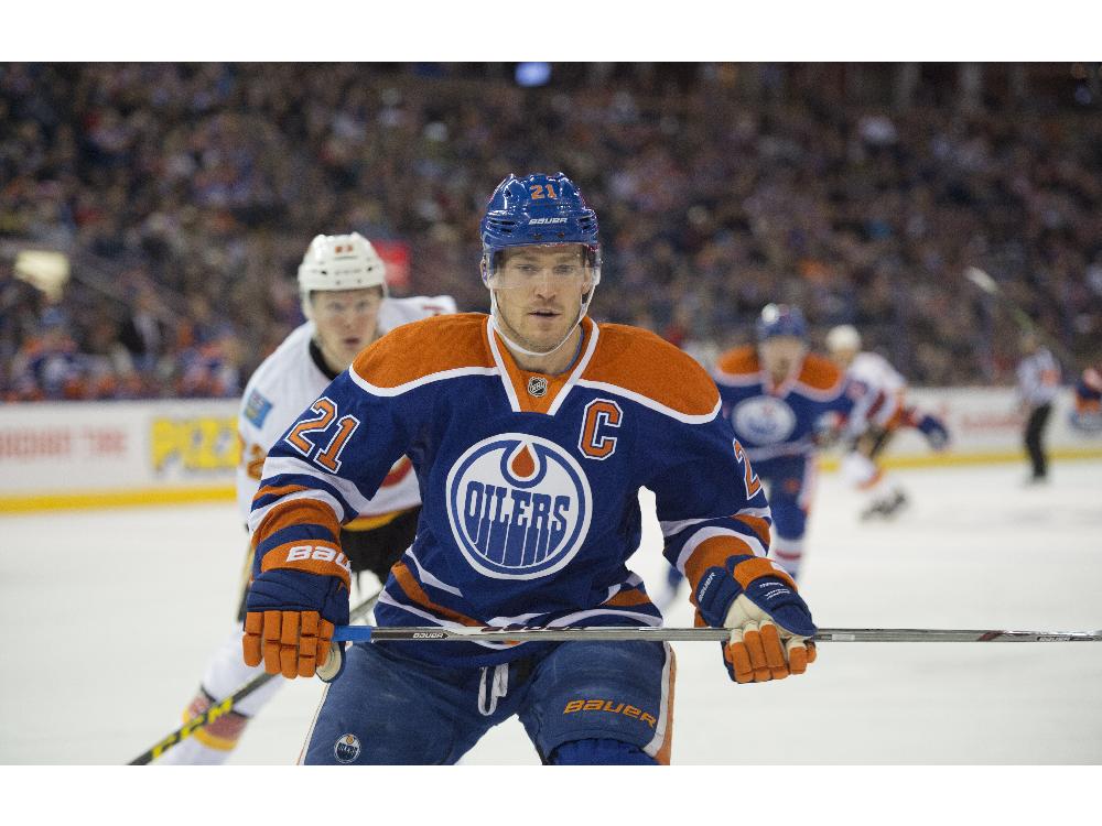 EDMONTON AB. SEPTEMBER 21 2015 Andrew Ference of the Edmonton Oilers playing the Calgary Flames at Rexall Place. Shaughn Butts Edmonton Journal