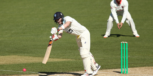 Steve Smith hit 67 for New South Wales against South Africa yesterday using the controversial pink ball