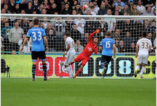 Swansea City keeper Lukasz Fabianski