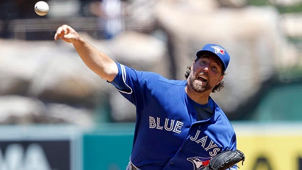 Toronto Blue Jays starting pitcher R.A. Dickey will make his post-season debut as his team attempts even the series against the Texas Rangers and send the ALDS back to Toronto