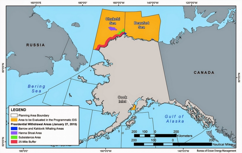 The Chukchi and Beaufort Seas off northern Alaska. Image-BOEM