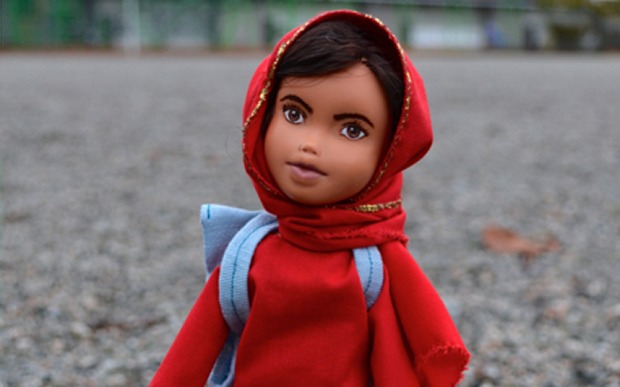 The Malala Yousafzai doll