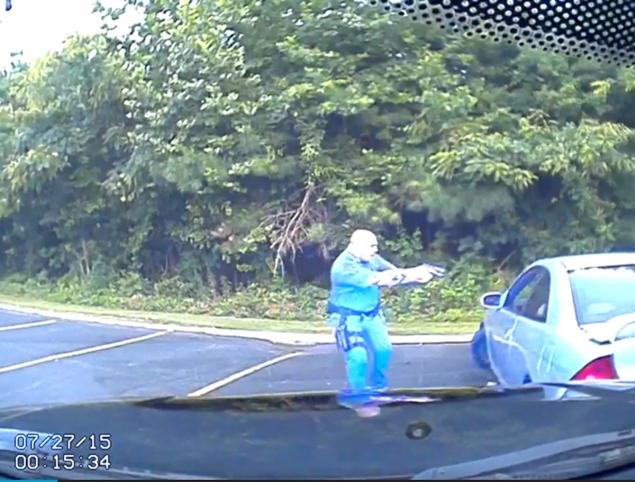 Newly released dash cam video showed officer Mark Tiller shoot 19-year-old Zachary Hammond