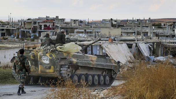 The Syrian army's offensive has been aided by Russian air strikes