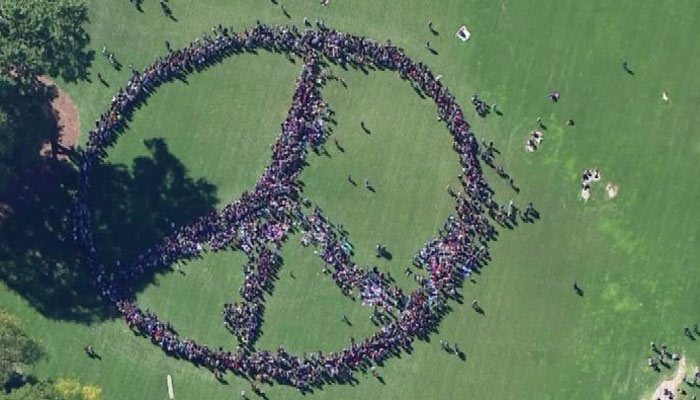 The attempt to break a world record was held in honor of Lennon's birthday this week