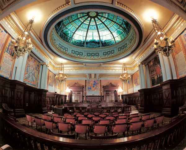 The chambers of the Supreme Court of Pennsylvania