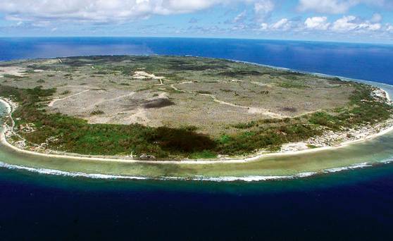 The island nation of Nauru where Australian maintains a detention centre for migrants