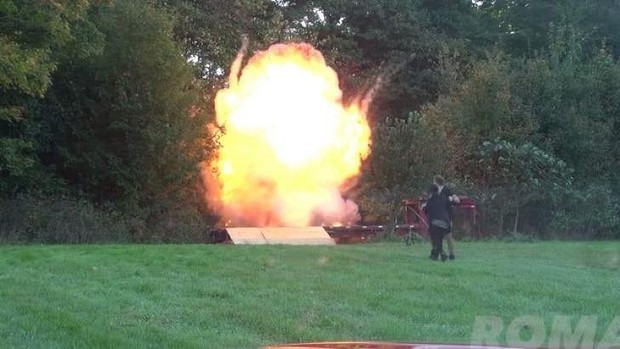 This massive explosion was just part of the prank