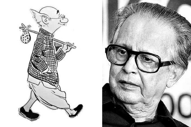 Google Doodle Celebrates 94th Birthday of Late R. K. Laxman Common Man Cartoonist