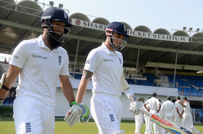 Moeen Ali and Alex Hales opened for England in Sharjah but only one will partner Alastair Cook next week