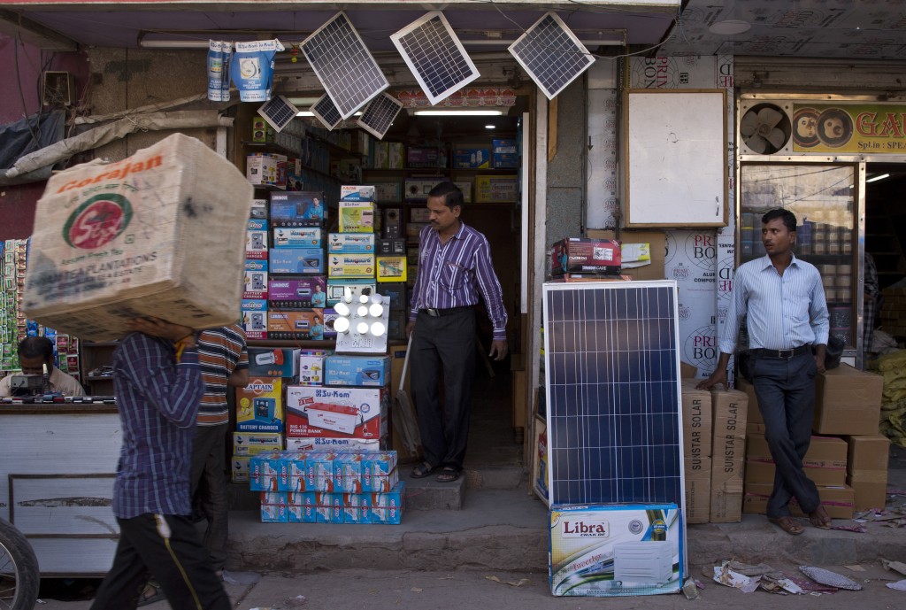 India unveils climate target to cut energy intensity