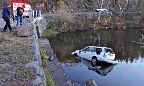 Vehicle in Twin Ponds