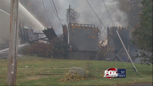 Woman escapes as explosion tears apart Taunton home