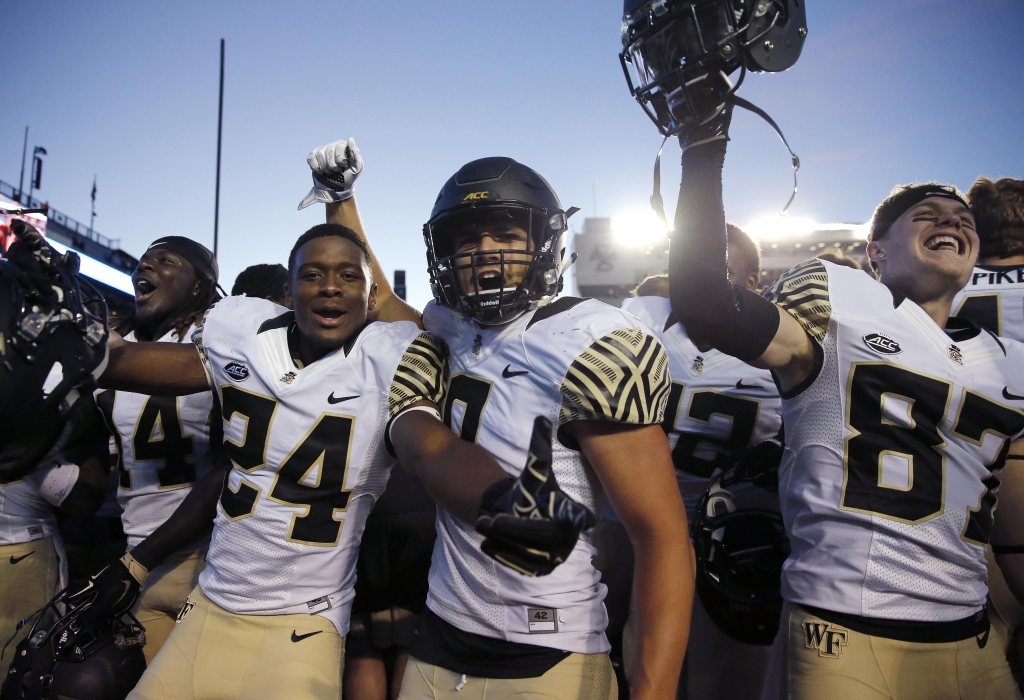 Wake Forest beat Boston College 3-0 and the game was absurd